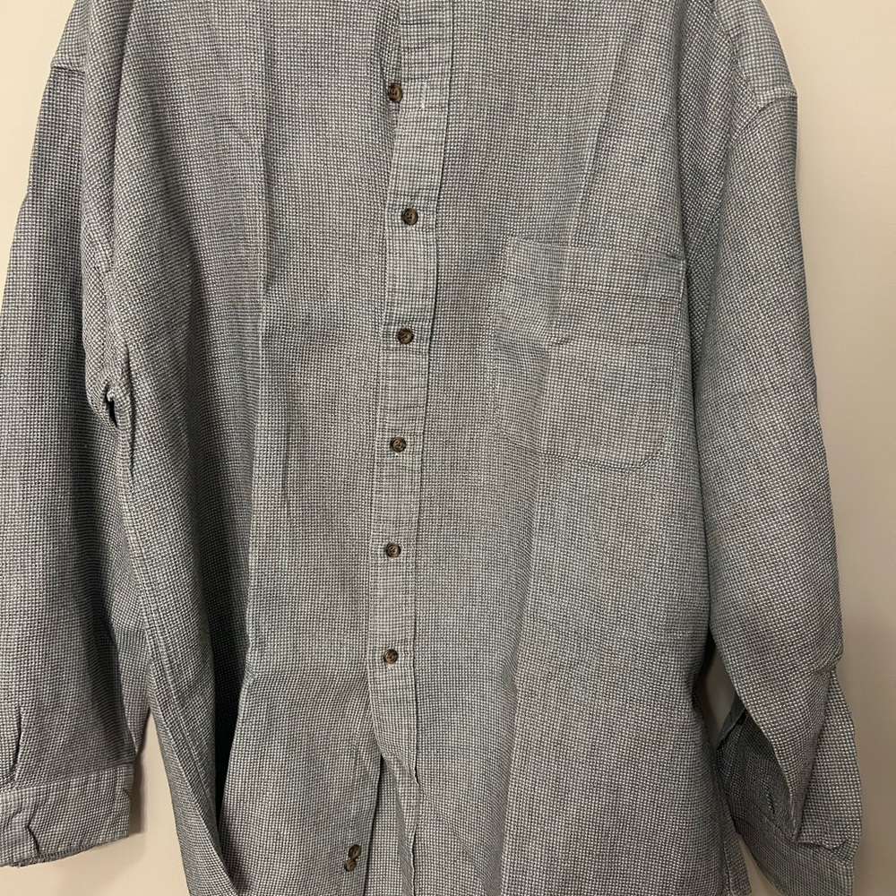 Gray Button-Up Shirt